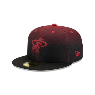 Sapca New Era Miami Heat NBA Back Half 59FIFTY Fitted - Negrii